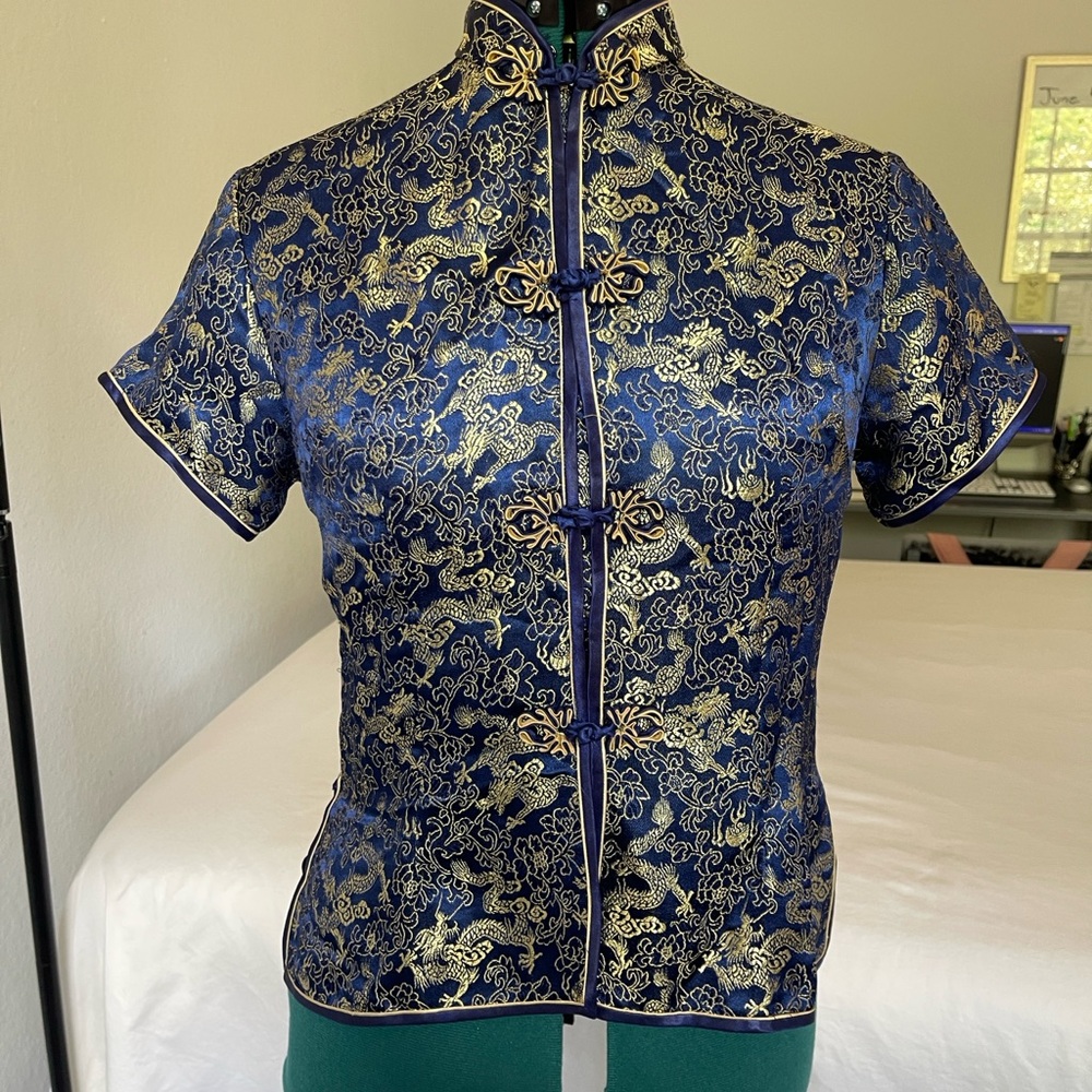 Golden Dragon short sleeve button up